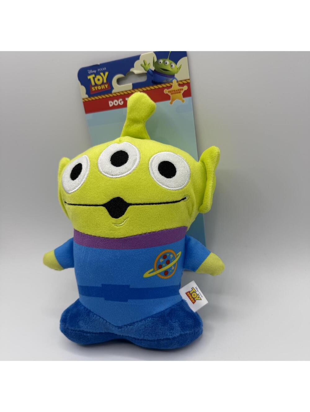 Dog Toy Squeaker Plush Disney Pixar Toy Story Little Green Men Soft Doll Squeaky - Picture 3 of 10